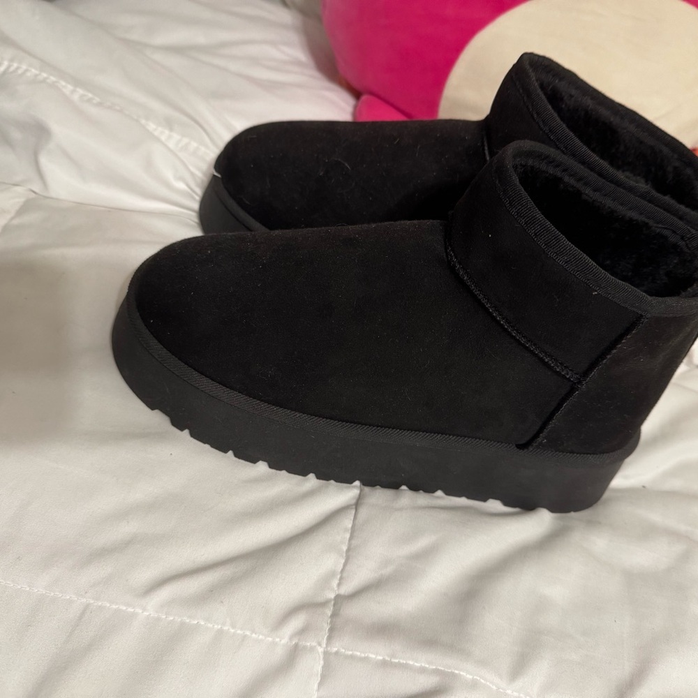 Black Suede Ankle Boots